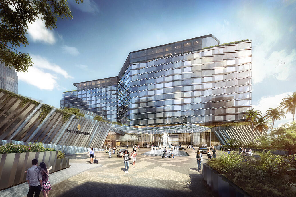 Woods Bagot - HongKong -HIF Intercontinental (Regent) Hotel Facade - [Completed]